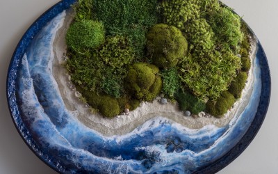 Colony X: Terrarium Moss Botanical Sculpture - Terrarium Creations